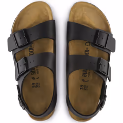 Birkenstock Milano Sandali Unisex Nero - Vista aggiuntiva 6