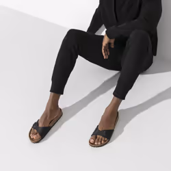 Birkenstock Madrid Sandali Unisex Nero - Vista aggiuntiva 5