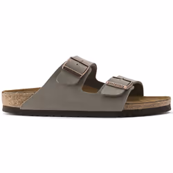 Sandalo unisex Arizona di Birkenstock con tomaia in Birko-Florcolor stone.