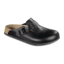 Birkenstock - Zoccolo Boston sl taglia 39 nero Materiale esterno: pelle EN20345 sra