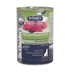 Dr.Clauder‘s 32341000 cibo umido per cani Anatra, Patata dolce Adulto 400 g