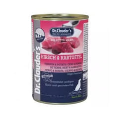 Dr.Clauder‘s 32449000 cibo umido per cani Patata, Carne di cervo Adulto 400 g