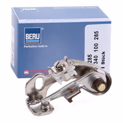 Kit contatti, Distributore di accensione; BERU; per FIAT, SEAT, LANCIA; 10548050110403, 11634050110003, 0340100285, 3895010, ...