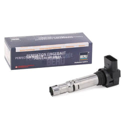 BERU ZSE030 Bobina d'accensione 4 12 Spark Spring 1 Tipo di raccordo SAE, con cappuccio candela accensione 14 VOLKSWAGEN: Polo IV Hatchback, Golf 5