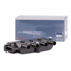 Bobina d'accensione; BERU; 6 12 Sawtooth senza cavo d'accensione, senza elettronica 4 Tipo di raccordo dente di sega, senza c ...