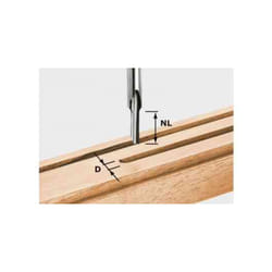 Hs S8 Fresa per scanalature monotagliente - 3 x 8 x 45 mm - Festool