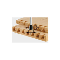 490993 Festool Fresa per giunzioni a coda di rondine hw S8 D16/13,5/15°