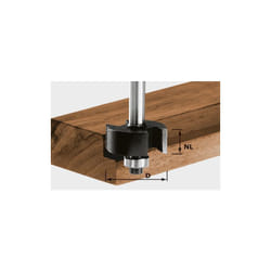 Festool - 491022 Fresa per scanalature hw S8 D31,7/NL 12,7