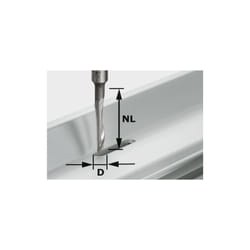 491036 Festool Fresa per alluminio HS S8 D5/NL23