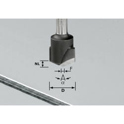 Frese a scanalare v hw S8 D18-135°/Alu - 491443 - Festool