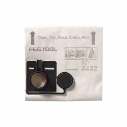 Festool Sacchetto filtro FIS-CT 44 SP VLIES/5 Adatto per per CT 44 con strato esterno Spunbond particolarmente antistrappo pe ...