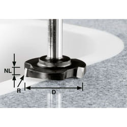 Fresa piana hw d 52/R1ss S12 - 492701 - Festool