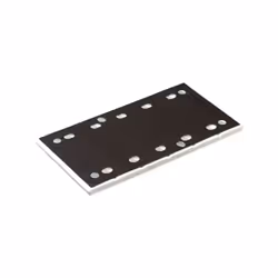 La piastra di levigatura Festool SSH-STF-115x221/10 RS 1C, realizzata con velcro StickFix per un rapido cambio dell'abrasivo, ...