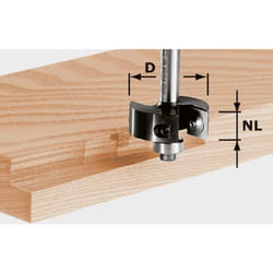 Placchette reversibili per fresa per scanalature hw S8 D38/12 - 491085 - Festool