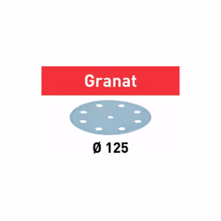 Festool Abrasivi Granat D125 P40 GR/10 L'abrasivo universale con caratteristiche speciali. Vantaggi e benefici Abrasivo unive ...