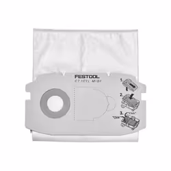 Festool SC FIS-CT MIDI/5, Filtro, Bianco, Tessuto, CTL MIDI, Scatola