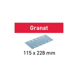 Festool - Foglio abrasivo stf 115X228 P400 GR/100 Granat - 498954