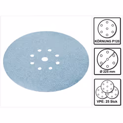 Volume di consegna: - 1x Festool STF D225/8 Dischi abrasivi per PLANEX STF P120 GR / 25 pezzi ( 499638 ) Descrizione del prod ...