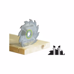 La lama sstandard 160x2,2x20 W18 di Festool è indicata per diversi tipi di legno, pannelli truciolari, pannelli truciolari mi ...