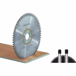 - Diamètre 216 mm - Largeur de coupe 2,30 mm - Ø alésage 30 mm 500122 - Lame de scie spéciale 216x2,3x30 TF64 pour KS 60 - Po ...