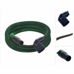 Volume di consegna: - 1x Tubo di aspirazione antistatico Festool D27x3m-AS ( 500559 ) Descrizione del prodotto: Il tubo di as ...