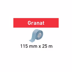 Il rotolo abrasivo Granat 115 mm x 25m Festool è un pratico rotolo di foglio abrasivo ideale per effettuare interventi di pic ...