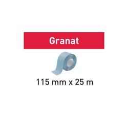 Festool - Rotolo abrasivo Granat 115 mm x 25m - P80