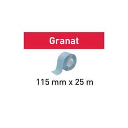 Festool - Rotolo abrasivo Granat 115 mm x 25m - P100