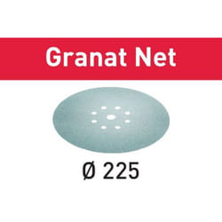 Abrasivo a rete stf D225 P120 gr NET/25 Granat Net - 203314 - Festool