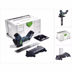Dotazione: - 1x Festool ISC 240 Li EB Sega a batteria per materiali isolanti 18V - 1x Valigetta SYSTAINER SYS 3 T-LOC ( 49756 ...