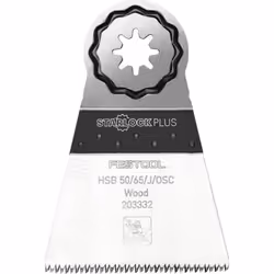 Festool Lama seghettata per legno HSB 50/65/J/OSC/5 - 203332 La robusta lama per materiali in legno. Vantaggi e benefici Tagl ...