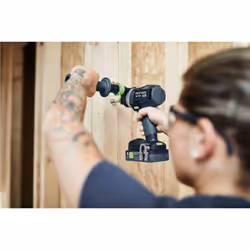 Festool QUADRIVE TDC 18/4 I-Basic 3600 Giri/min Senza chiave 1,9 kg Nero, Blu - Vista aggiuntiva 4