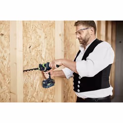 Festool QUADRIVE TDC 18/4 I-Basic 3600 Giri/min Senza chiave 1,9 kg Nero, Blu - Vista aggiuntiva 7