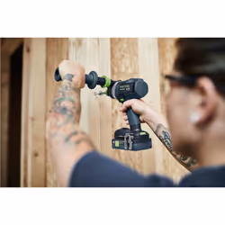Festool QUADRIVE TPC 18/4 I-Basic 3600 Giri/min Senza chiave 1,9 kg Nero, Blu - Vista aggiuntiva 5