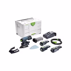 La levigatrice a batteria Festool DTSC 400 Li 3,1 I-Set grazie all'alimentazione con batterie al litio da 18v e all'assenza d ...