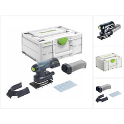 Festool - rtsc 400-Basic 18 v Levigatrice vibrante ibrida - 80 x 130 mm Brushless + cassetta Systainer - senza batteria, senza caricabatterie