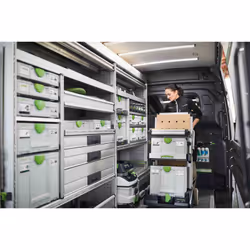 Festool SYS3 L 137 Cassetta degli attrezzi Verde, Bianco - Vista aggiuntiva 5
