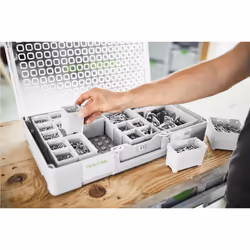 Festool Box 50x50x68/10 Scatola per minuteria Plastica Bianco - Vista aggiuntiva 5
