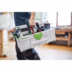 Festool SYS3 TB M 237 Cassetta degli attrezzi Verde, Bianco - Vista aggiuntiva 6