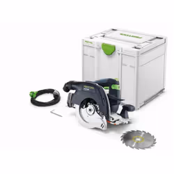 Dettagli : La sega circolare portatile HK 55 in combinazione con la guida obliqua FSK. Il nuovo sistema di taglio combina pre ...