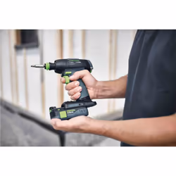 Festool Akku-Bohrschrauber T 18+3-Basic 1500 Giri/min Nero, Blu - Vista aggiuntiva 4
