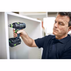 Festool Akku-Bohrschrauber T 18+3-Basic 1500 Giri/min Nero, Blu - Vista aggiuntiva 5