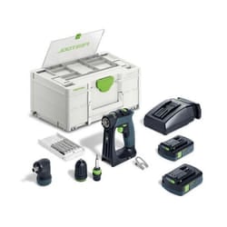 Festool - Set trapano-avvitatore a batteria cxs 18 c 3.0 - 576884