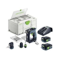 Festool - Set trapano avvitatore a batteria cxs 12 2,5 - 576865