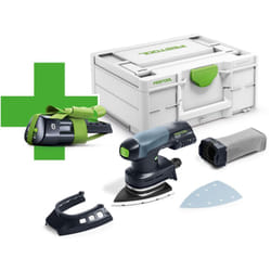 Festool - Levigatrice a delta a batteria dtsc 400-Basic-ERGO con 1x batteria da 3,1 Ah in Systainer