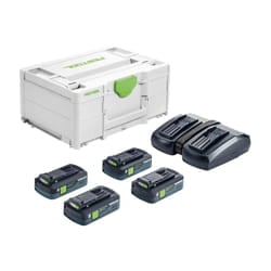 Festool Energy set SYS 18V 4x4,0/TCL 6 DUO Set batteria e caricabatterie