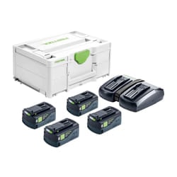 Festool Energy set SYS 18V 4x5,2/TCL 6 DUO Set batteria e caricabatterie