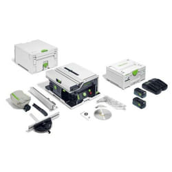 Sega circolare da banco a batteria csc sys 50 EBI-Plus - 577374 - Festool