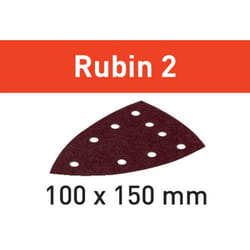 Foglio abrasivo stf DELTA/9 P40 RU2/50 Rubin 2 - 577571 - Festool