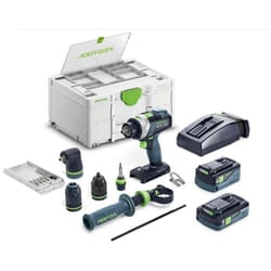 Festool - Trapano avvitatore con percussione a batteria tpc 18/4 5,0/4,0 I-Set/XL quadrive - 577622